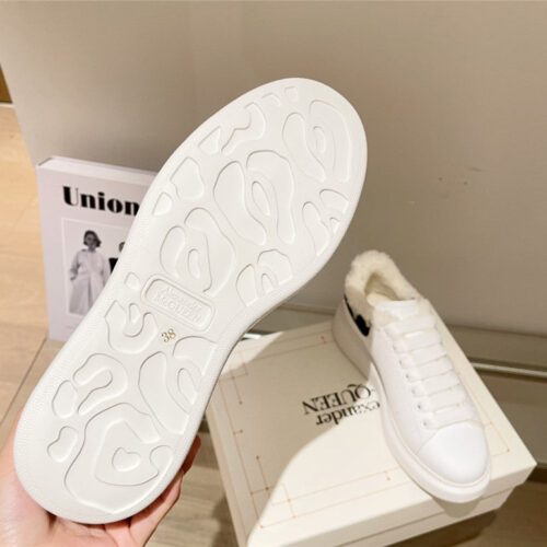 High Quality Luxury Alexander McQueen White Sneakers Womens – Style 35459 product detail