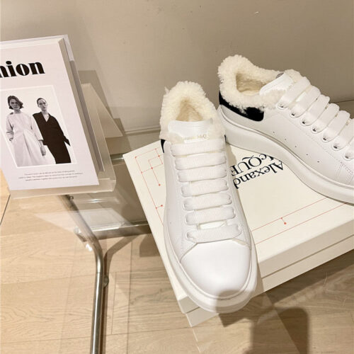 High Quality Luxury Alexander McQueen White Sneakers Womens – Style 35459 product detail