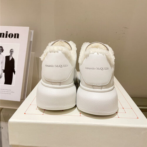 High Quality Luxury Alexander McQueen White Sneakers Womens – Style 33763 product detail