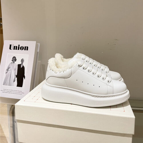 High Quality Luxury Alexander McQueen White Sneakers Womens – Style 33763 product detail