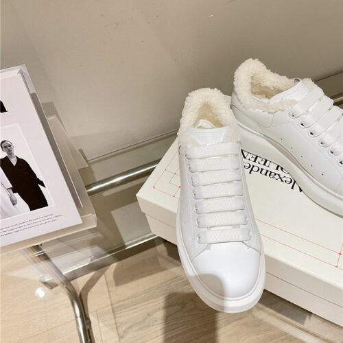 High Quality Luxury Alexander McQueen White Sneakers Womens – Style 33763 product detail