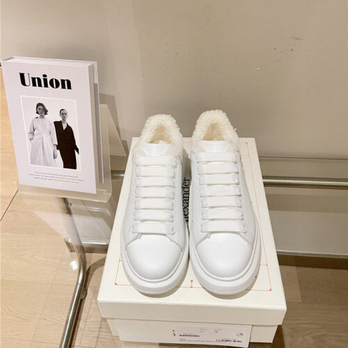 High Quality Luxury Alexander McQueen White Sneakers Womens – Style 33763 alternate view