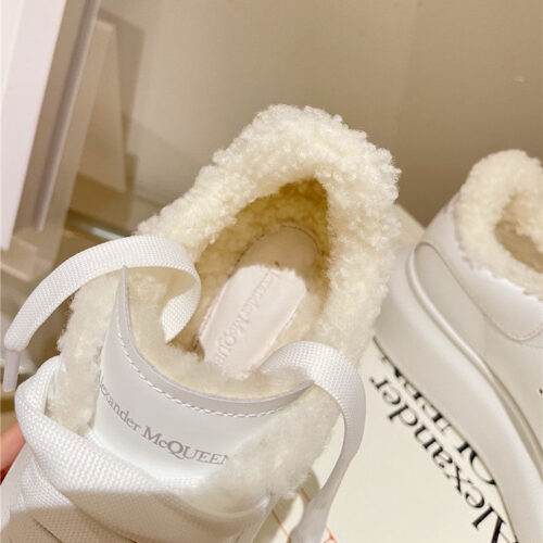 High Quality Luxury Alexander McQueen White Sneakers Womens – Style 33763 product detail