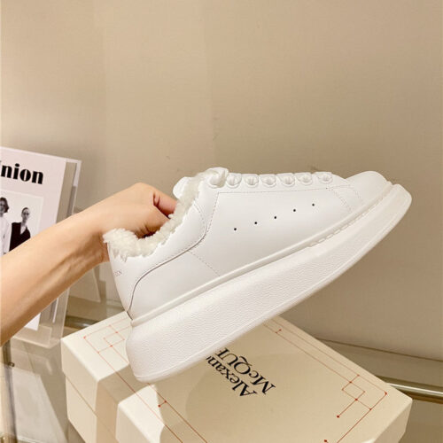 High Quality Luxury Alexander McQueen White Sneakers Womens – Style 33763 product detail