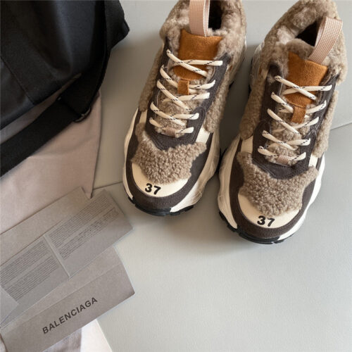 High Quality Luxury Balenciaga Wool Sneaker Womens product detail