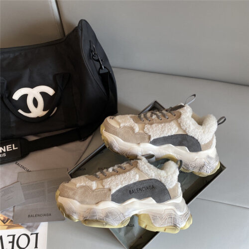 High Quality Luxury Balenciaga Wool Sneakers – Style 11427 alternate view