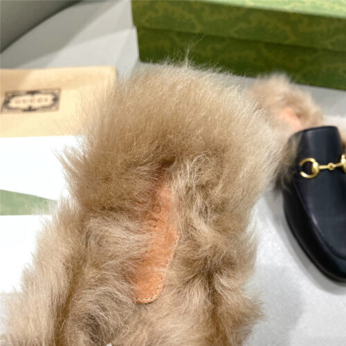 High Quality Luxury Gucci Classic Wool Slippers product detail