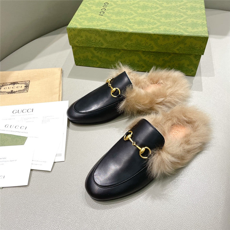 High Quality Luxury Gucci Classic Wool Slippers