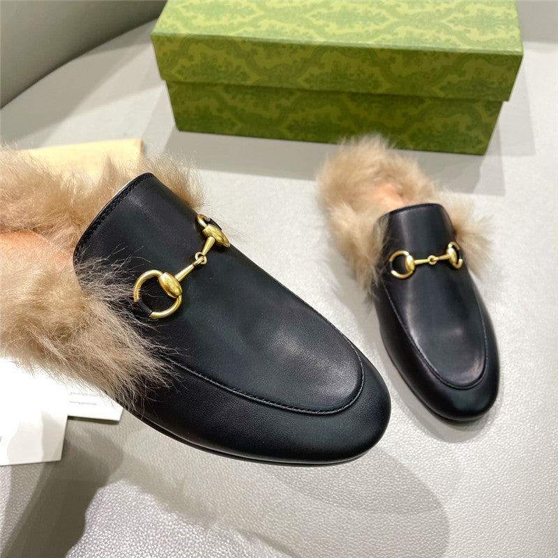 High Quality Luxury Gucci Classic Wool Slippers product detail