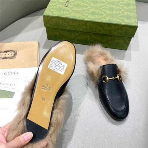 High Quality Luxury Gucci Classic Wool Slippers product detail