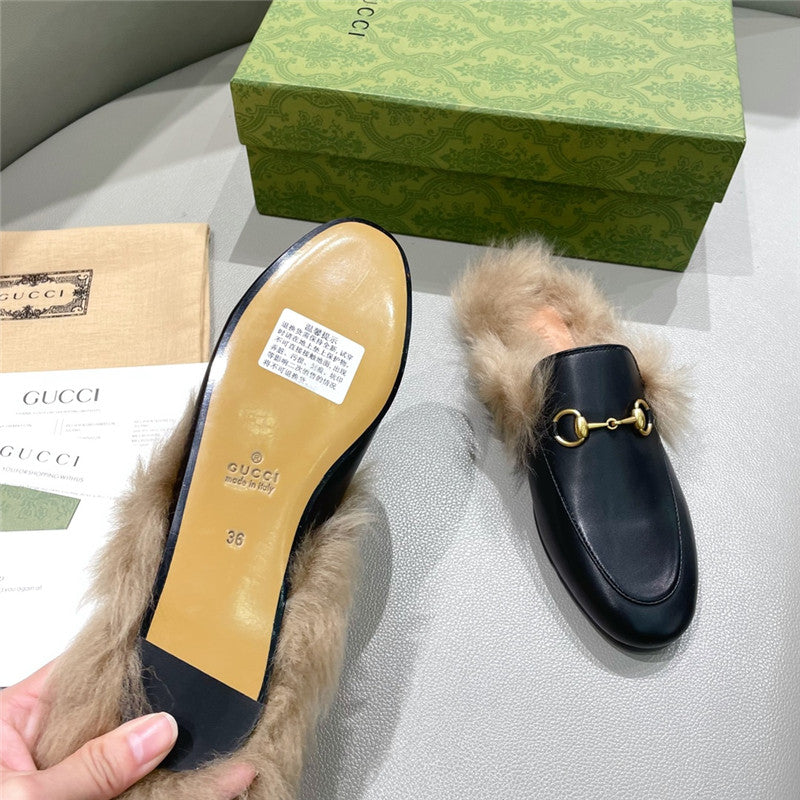 High Quality Luxury Gucci Classic Wool Slippers product detail