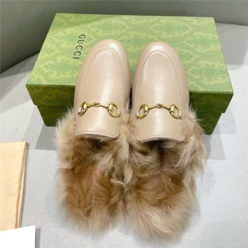 High Quality Luxury Gucci Classic Wool Slippers – Style 72467 product detail