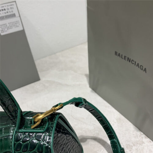 High Quality Luxury Balenciaga Hourglass Bag Crocodile Small product detail