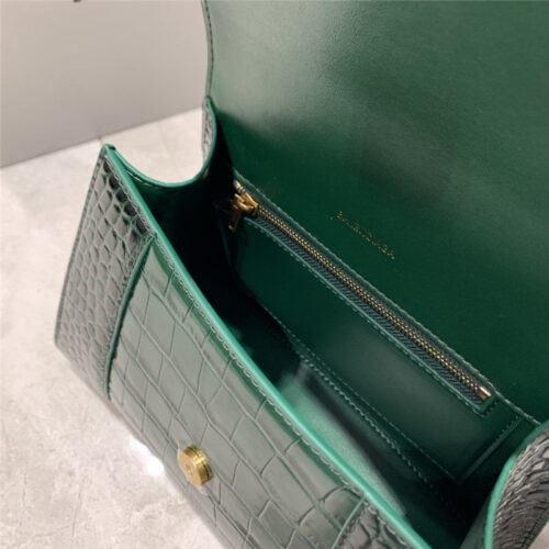 High Quality Luxury Balenciaga Hourglass Bag Crocodile Small product detail