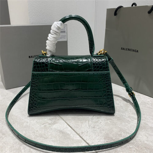 High Quality Luxury Balenciaga Hourglass Bag Crocodile Small product detail