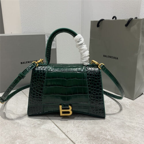 High Quality Luxury Balenciaga Hourglass Bag Crocodile Small product image