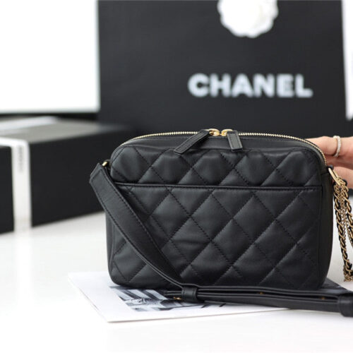 High Quality Luxury Chanel Leather Camera Bag alternate view