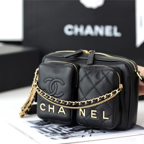 High Quality Luxury Chanel Leather Camera Bag product detail