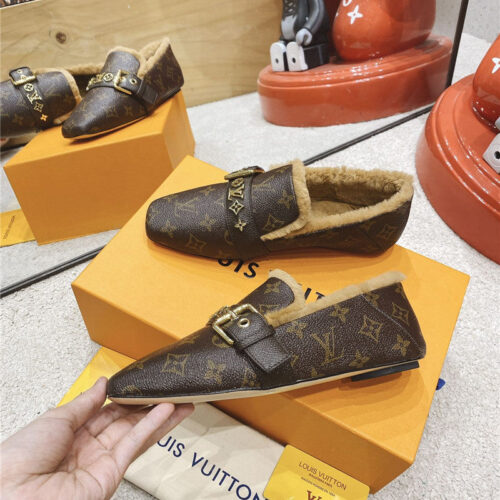 High Quality Luxury Louis Vuitton Bahia Flat Loafers – Style 38819 alternate view
