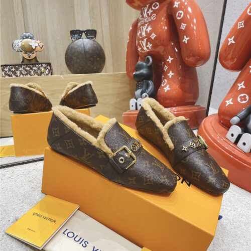 High Quality Luxury Louis Vuitton Bahia Flat Loafers – Style 38819