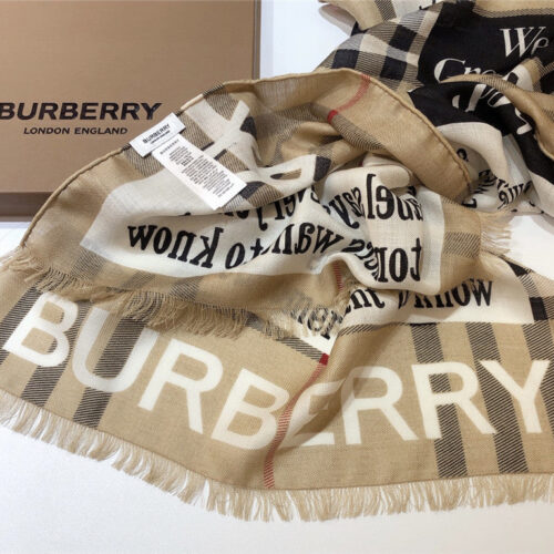 High Quality Luxury Burberry Fringed Scarfs product detail