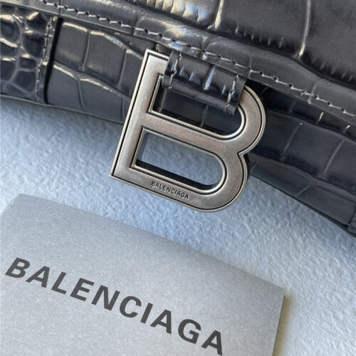 High Quality Luxury Balenciaga Hourglass Xs Crocodile – Style 29894 product detail
