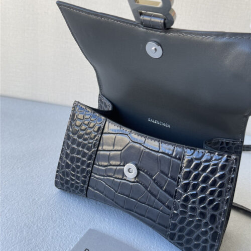 High Quality Luxury Balenciaga Hourglass Xs Crocodile – Style 29894 product detail