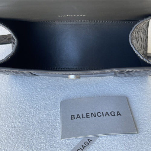 High Quality Luxury Balenciaga Hourglass Xs Crocodile – Style 29894 product detail