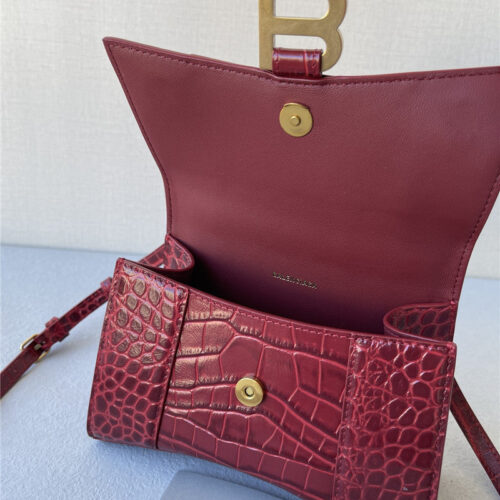 High Quality Luxury Balenciaga Hourglass Xs Crocodile – Style 29892 product detail