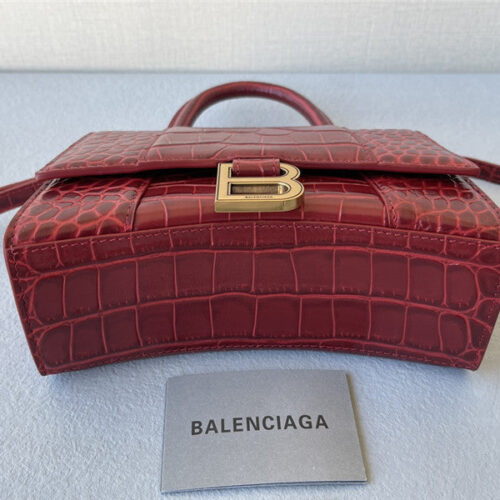 High Quality Luxury Balenciaga Hourglass Xs Crocodile – Style 29892 product detail