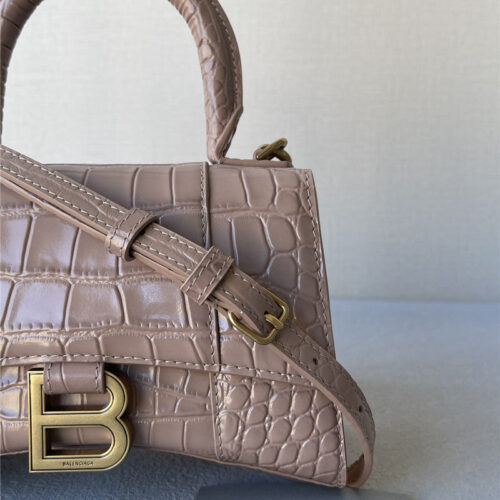 High Quality Luxury Balenciaga Hourglass Xs Crocodile – Style 29889 alternate view