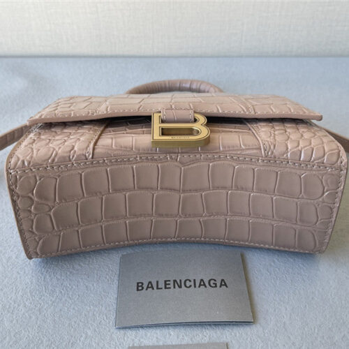 High Quality Luxury Balenciaga Hourglass Xs Crocodile – Style 29889 product detail