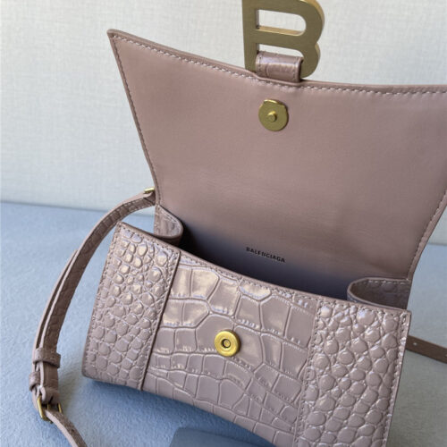 High Quality Luxury Balenciaga Hourglass Xs Crocodile – Style 29889 product detail