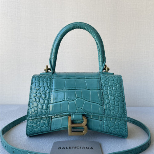 High Quality Luxury Balenciaga Hourglass Xs Crocodile – Style 29887