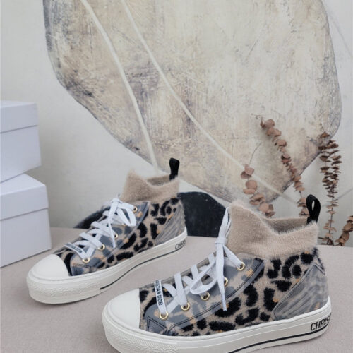 High Quality Luxury Dior Knitted Fabric Sneakers – Style 76038 product detail