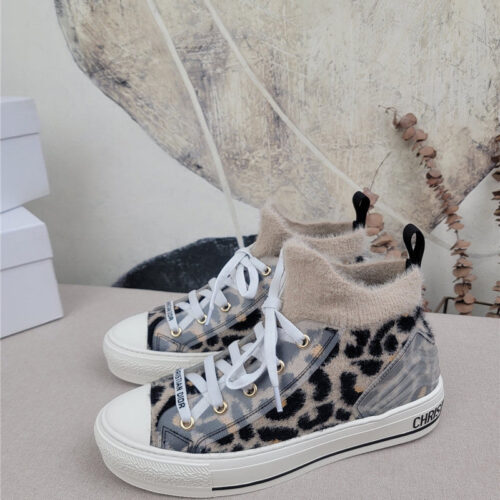 High Quality Luxury Dior Knitted Fabric Sneakers – Style 76038 product detail