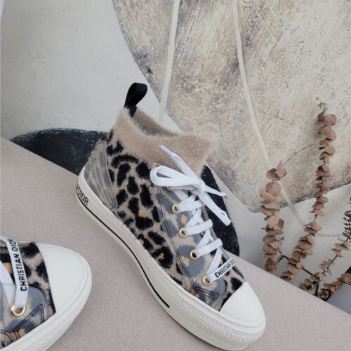 High Quality Luxury Dior Knitted Fabric Sneakers – Style 76038 product detail