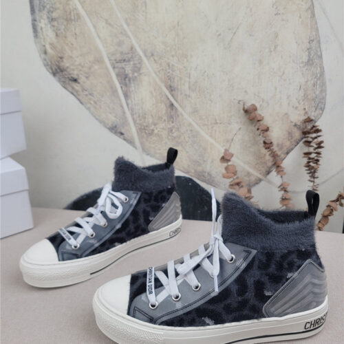 High Quality Luxury Dior Knitted Fabric Sneakers