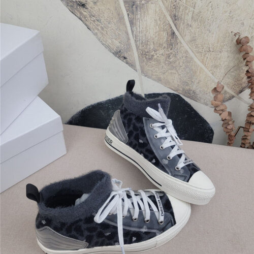 High Quality Luxury Dior Knitted Fabric Sneakers product detail