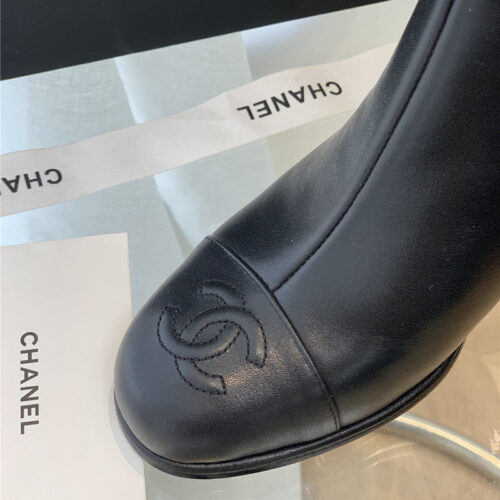 High Quality Luxury Chanel Leather Ankle Boots product detail