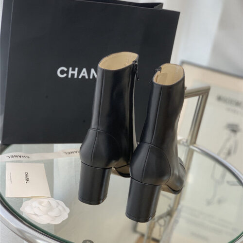 High Quality Luxury Chanel Leather Ankle Boots product detail