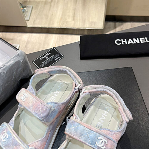 High Quality Luxury Chanel Velcro Sandals – Style 32454 product detail