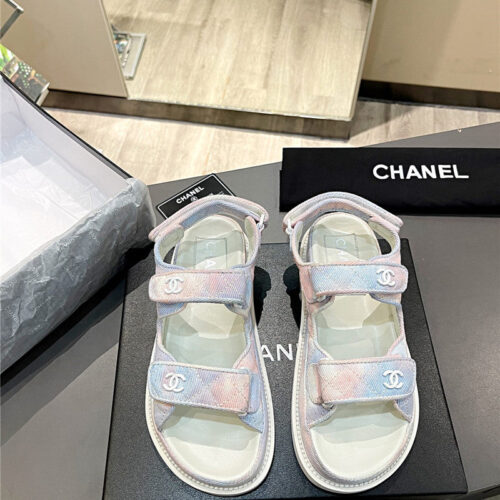 High Quality Luxury Chanel Velcro Sandals – Style 32454 product detail