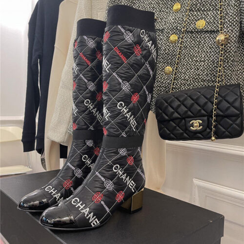 High Quality Luxury Chanel New Styles Long Boots – Style 48198 alternate view
