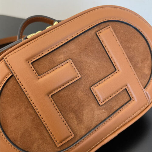 High Quality Luxury Fendi Logo Suede Camera Bag – Style 32543 product detail
