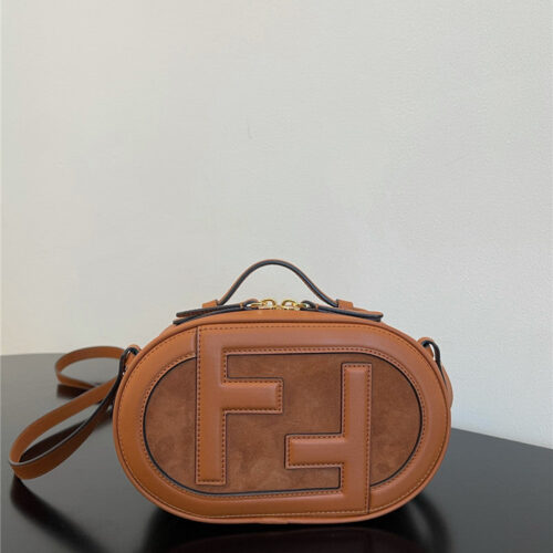 High Quality Luxury Fendi Logo Suede Camera Bag – Style 32543