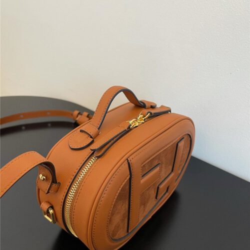High Quality Luxury Fendi Logo Suede Camera Bag – Style 32543 product detail