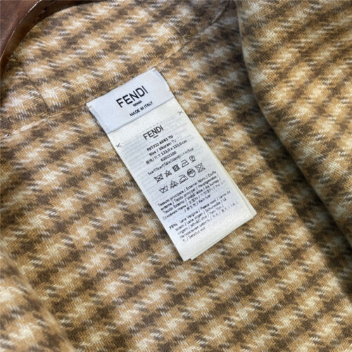 High Quality Luxury Fendi Cashmere Hooded Cloak – Style 25895 product detail