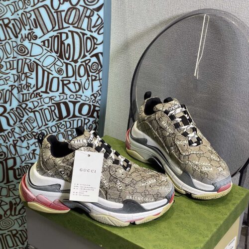 High Quality Luxury Gucci X Balenciaga Triple S Sneakers – Style 08579