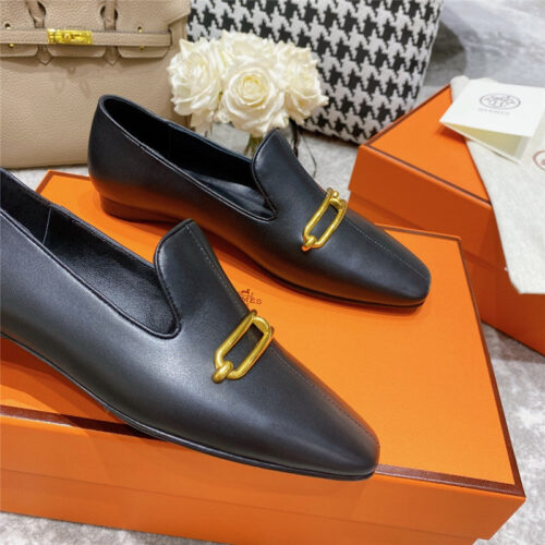 High Quality Luxury Hermes Muller Flat Shoes – Style 57347 product detail